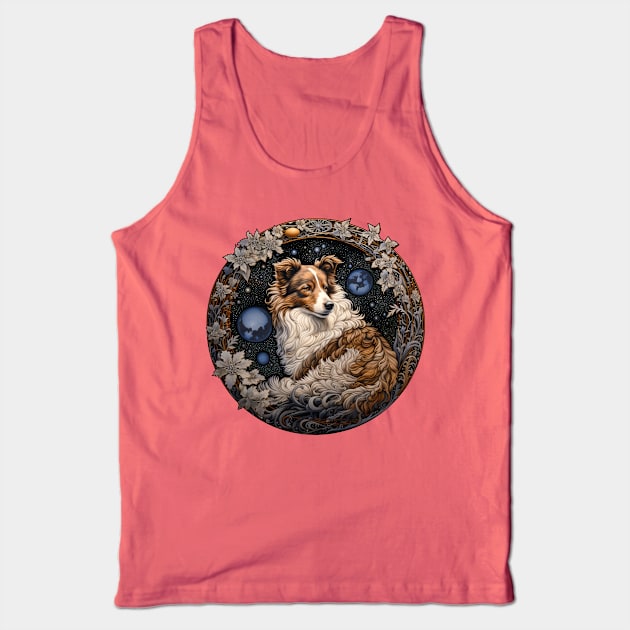 Shetland Sheepdog Illustration Tank Top by You Had Me At Woof